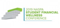 NASPA Student Financial Wellness Conference 2019 with art of stairs or building blocks